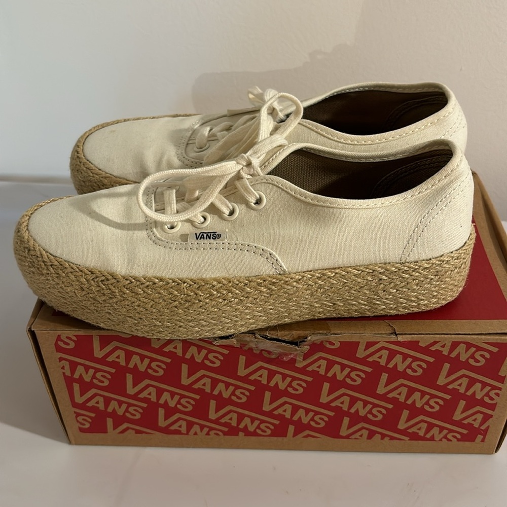 Vans Sneakers with rattan trim
